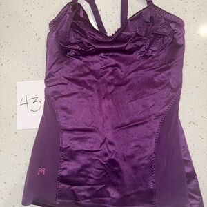 Ruby Ribbon Sheer Light Support - Grape, size 38 (rare)